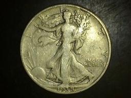 1938-D Walking Liberty Half