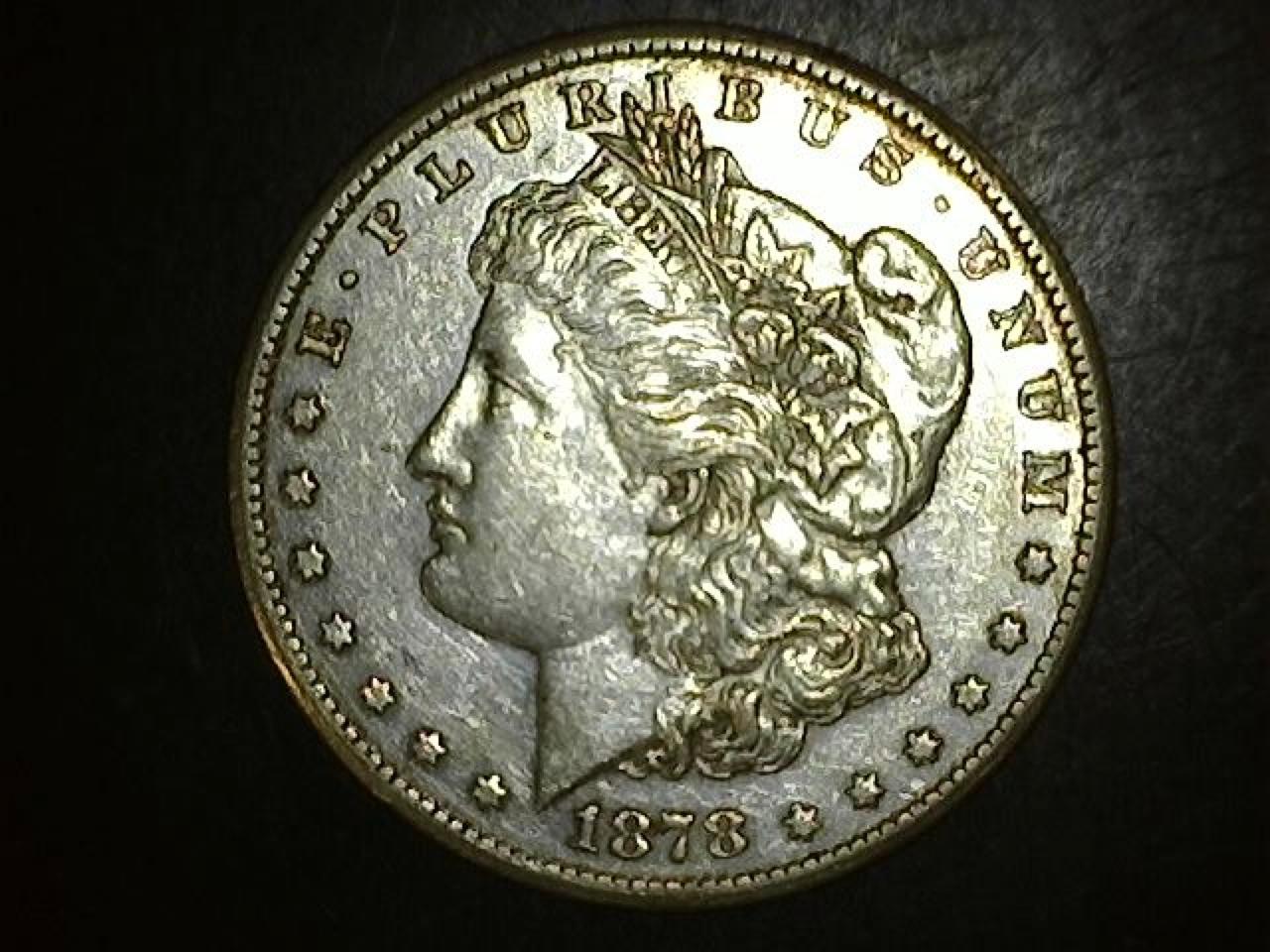 1878 CC Morgan Dollar AU/BU