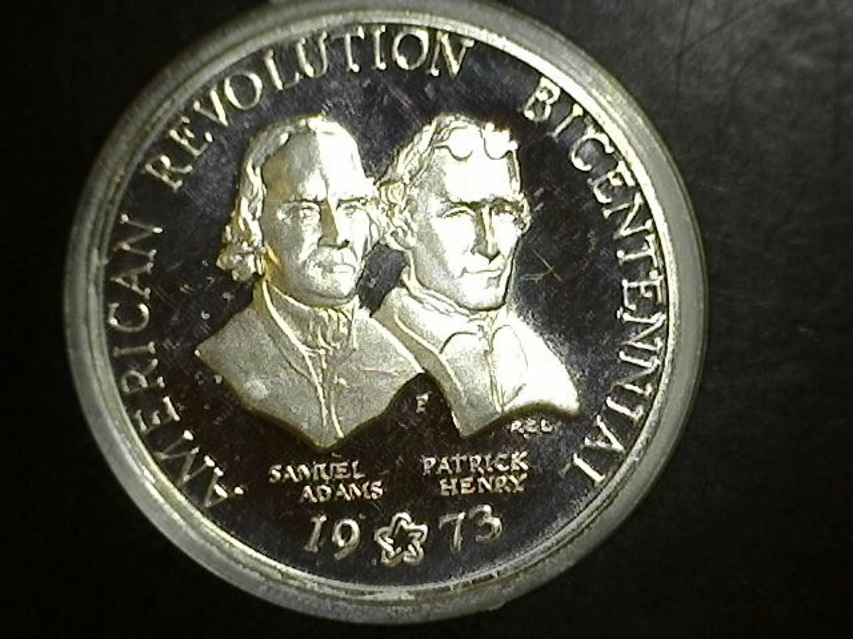 1973 Silver American Revolution Bicentennial Medal
