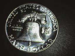 1950 Franklin Half Dollar Gem Proof Coin 90% Silver!