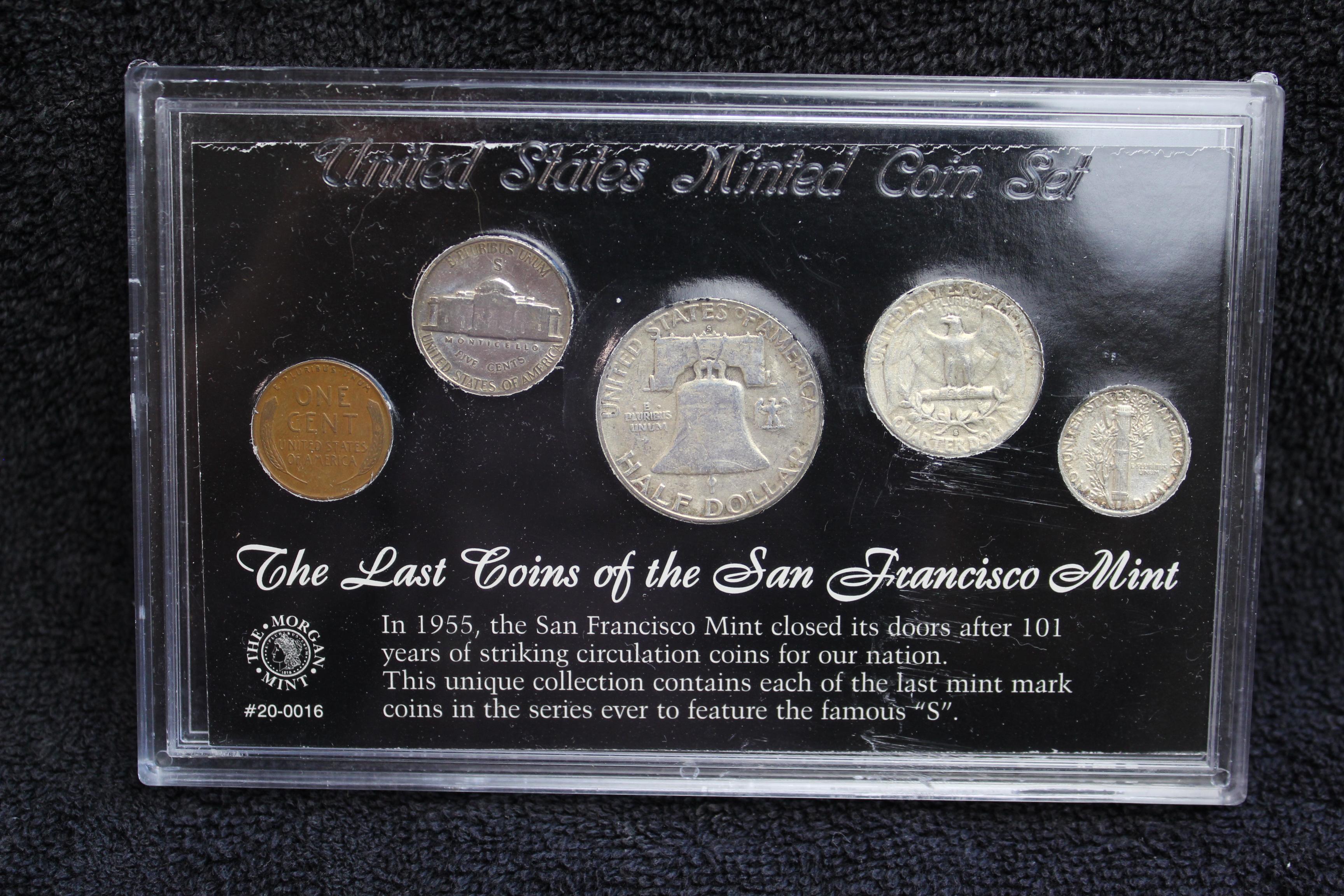 The Last Coins of the San Francisco Mint Set Established 1854