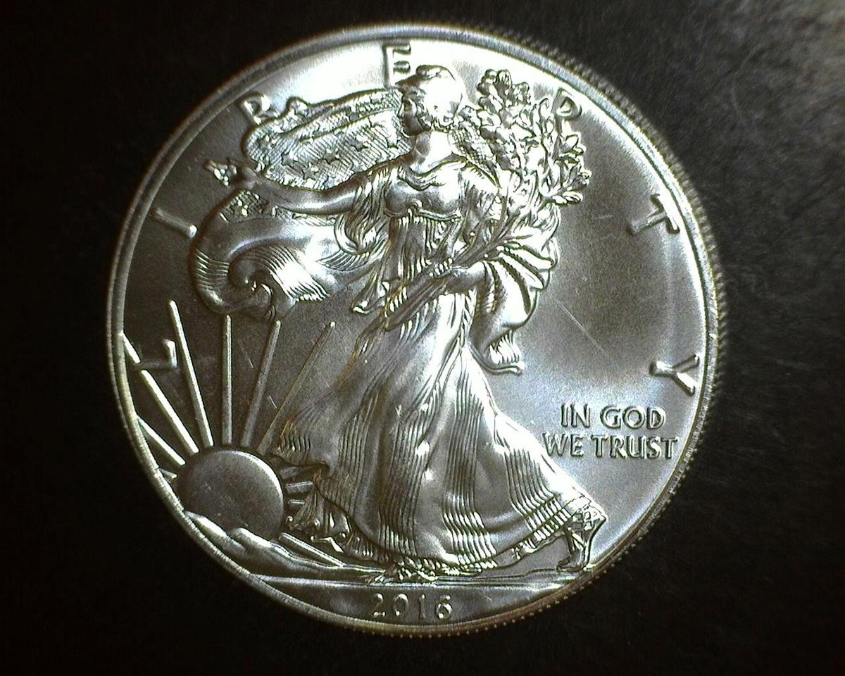 2016 1 oz. Silver American Eagle BU