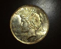 1922 Peace Dollar AU/BU