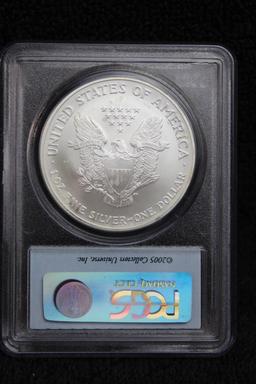 2005 1 oz. American Silver Eagle MS69 PCGS