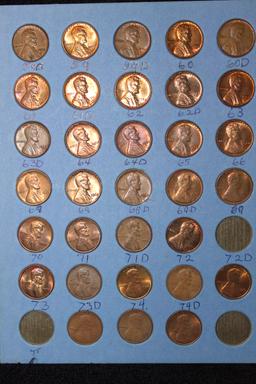 3 Whitman Books of 208 Lincoln Cents Circ-BU 1909-1975 All properly slotted