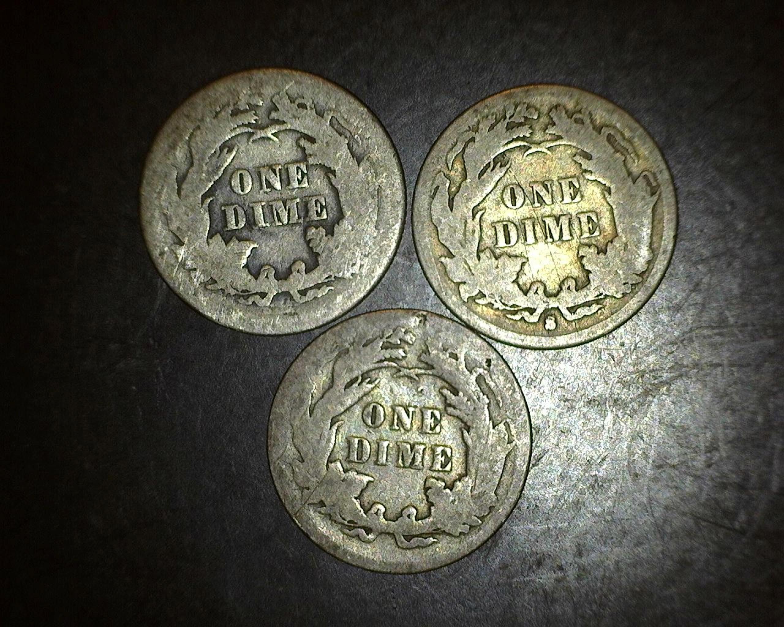 1876-1887S-1890 Seated Liberty Dimes