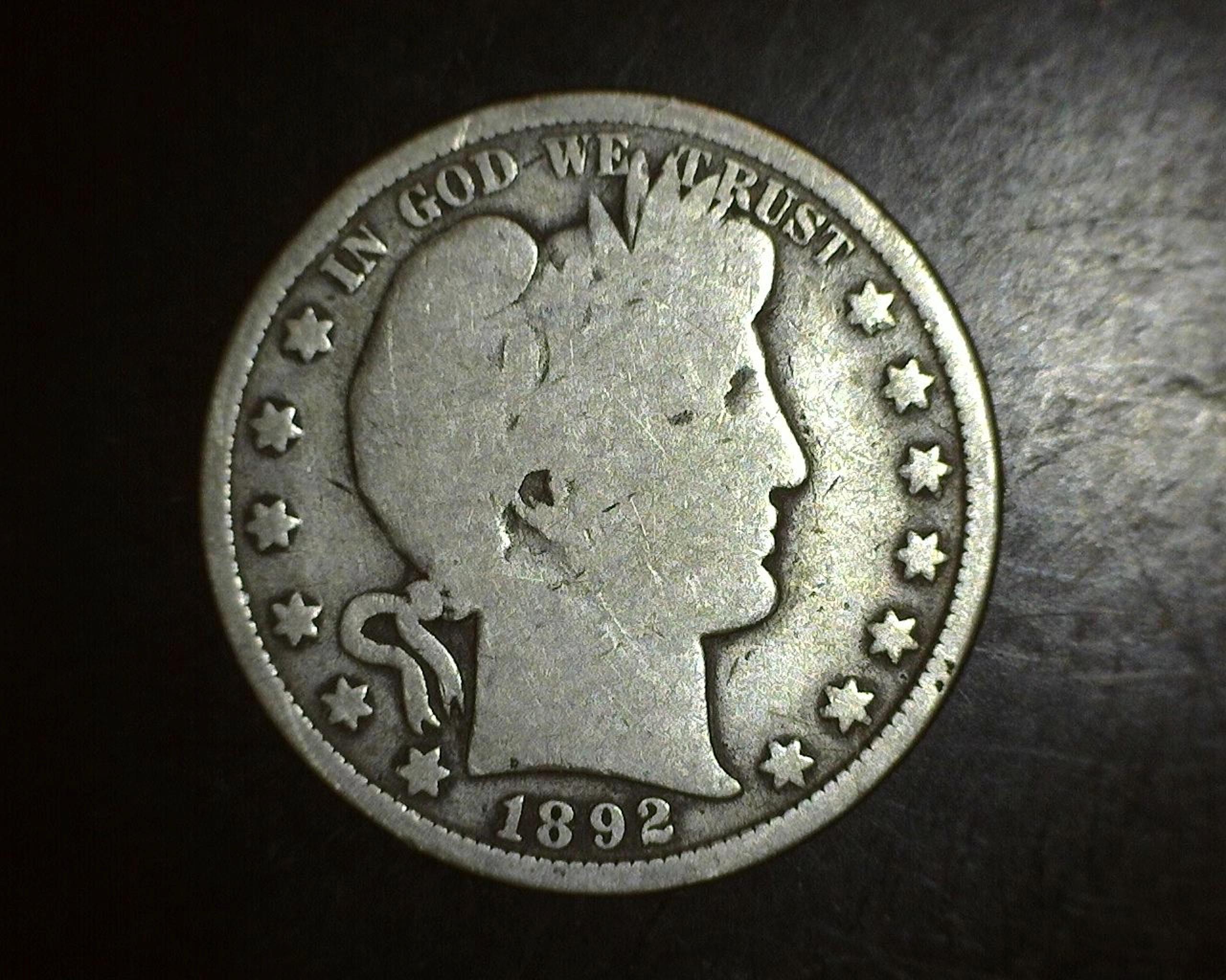1892 Barber Half Dollar