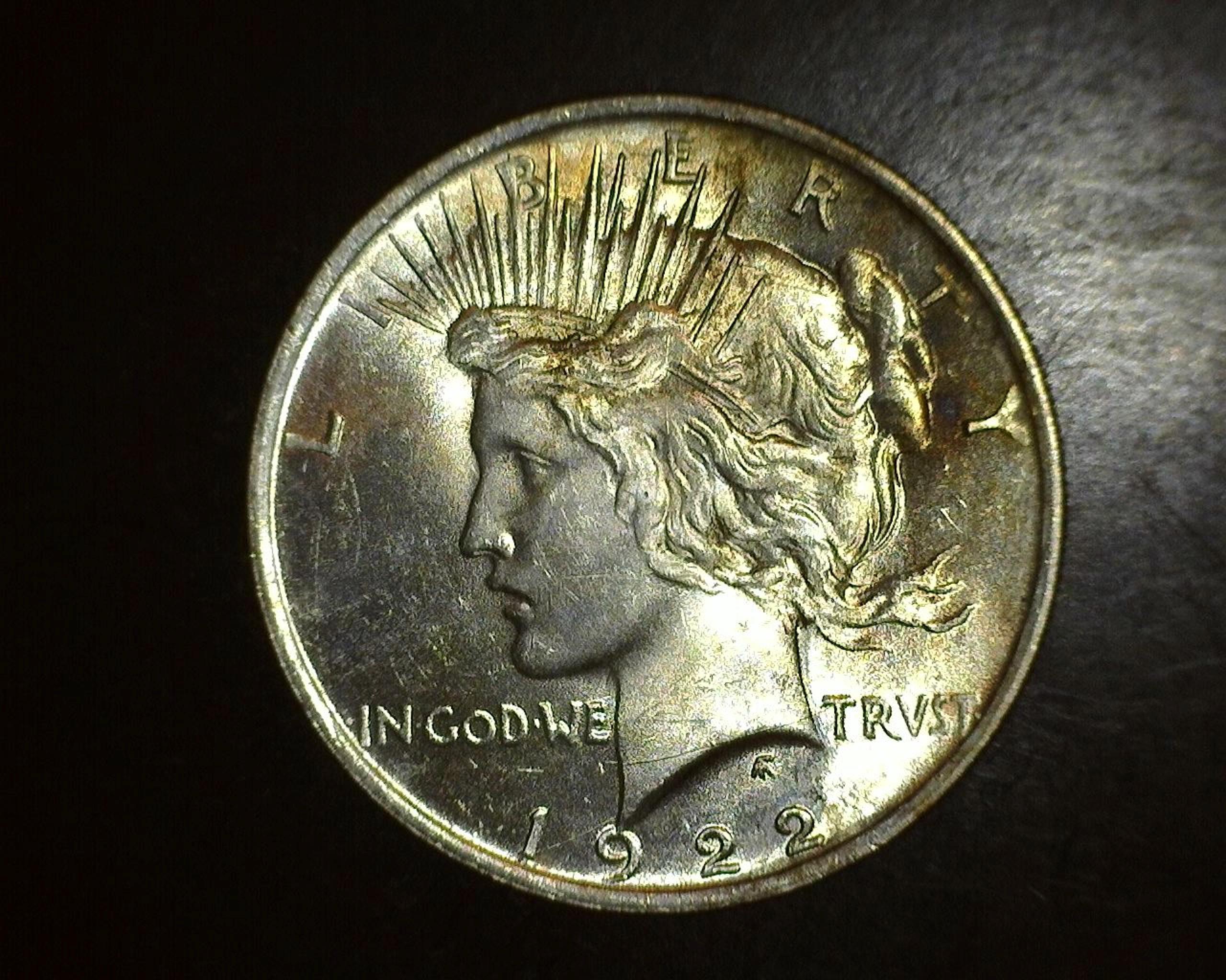 1922 Peace Dollar BU