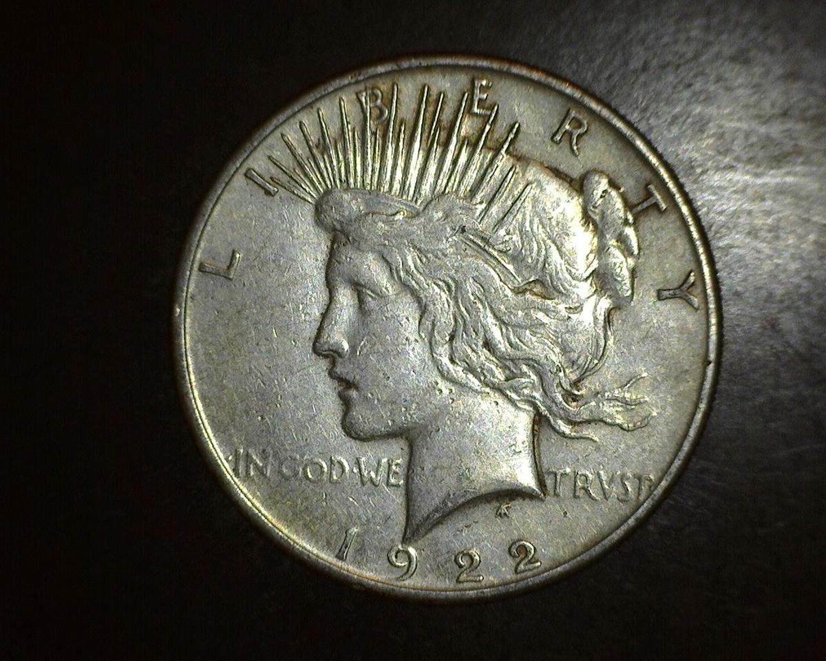 1922 S Peace Dollar