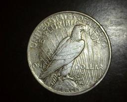 1923 D Peace Dollar