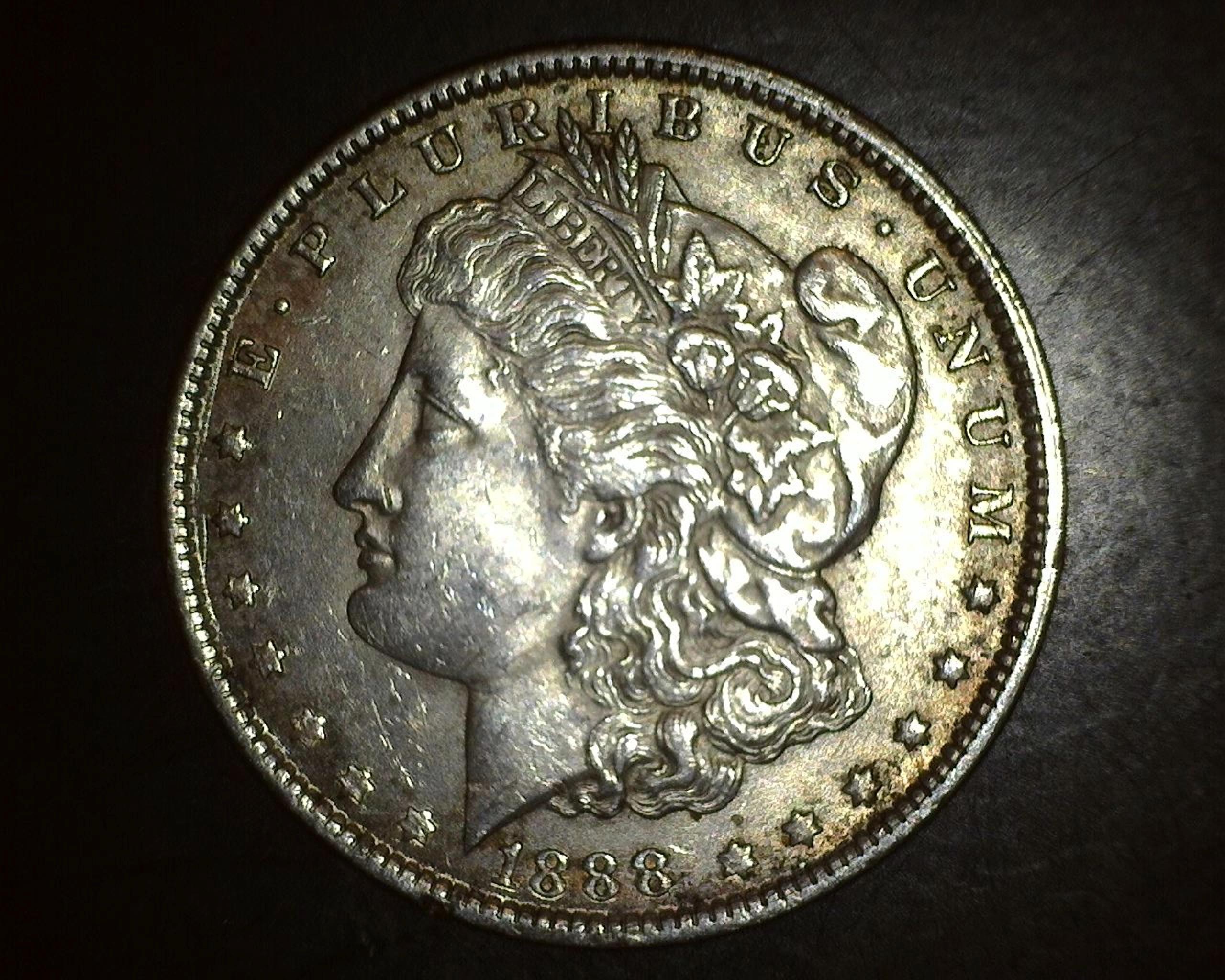 1888 Morgan Dollar AU