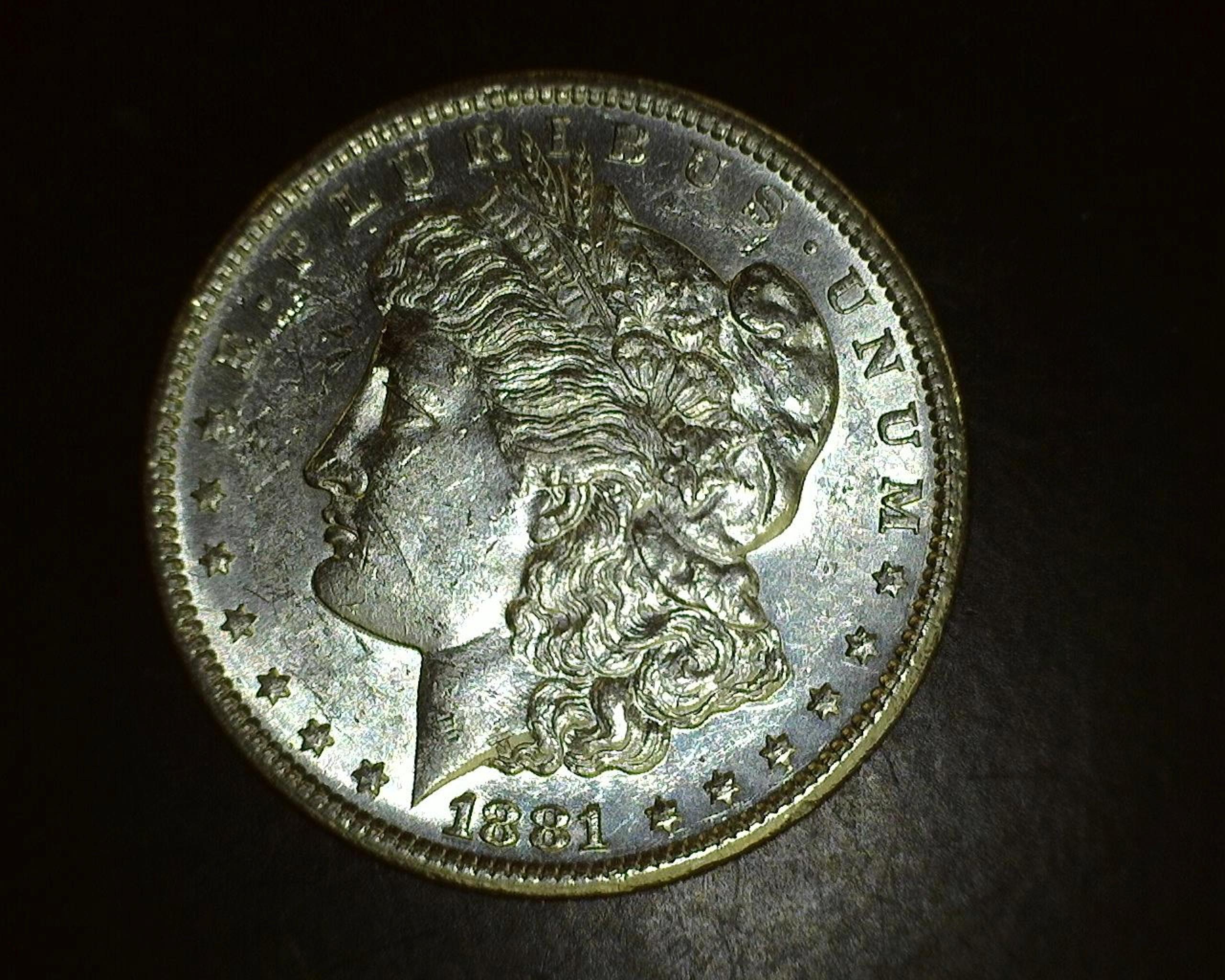 1881 S  Morgan Dollar BU