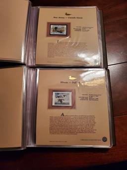 Complete Set America's State Duck Stamp Collection 1987