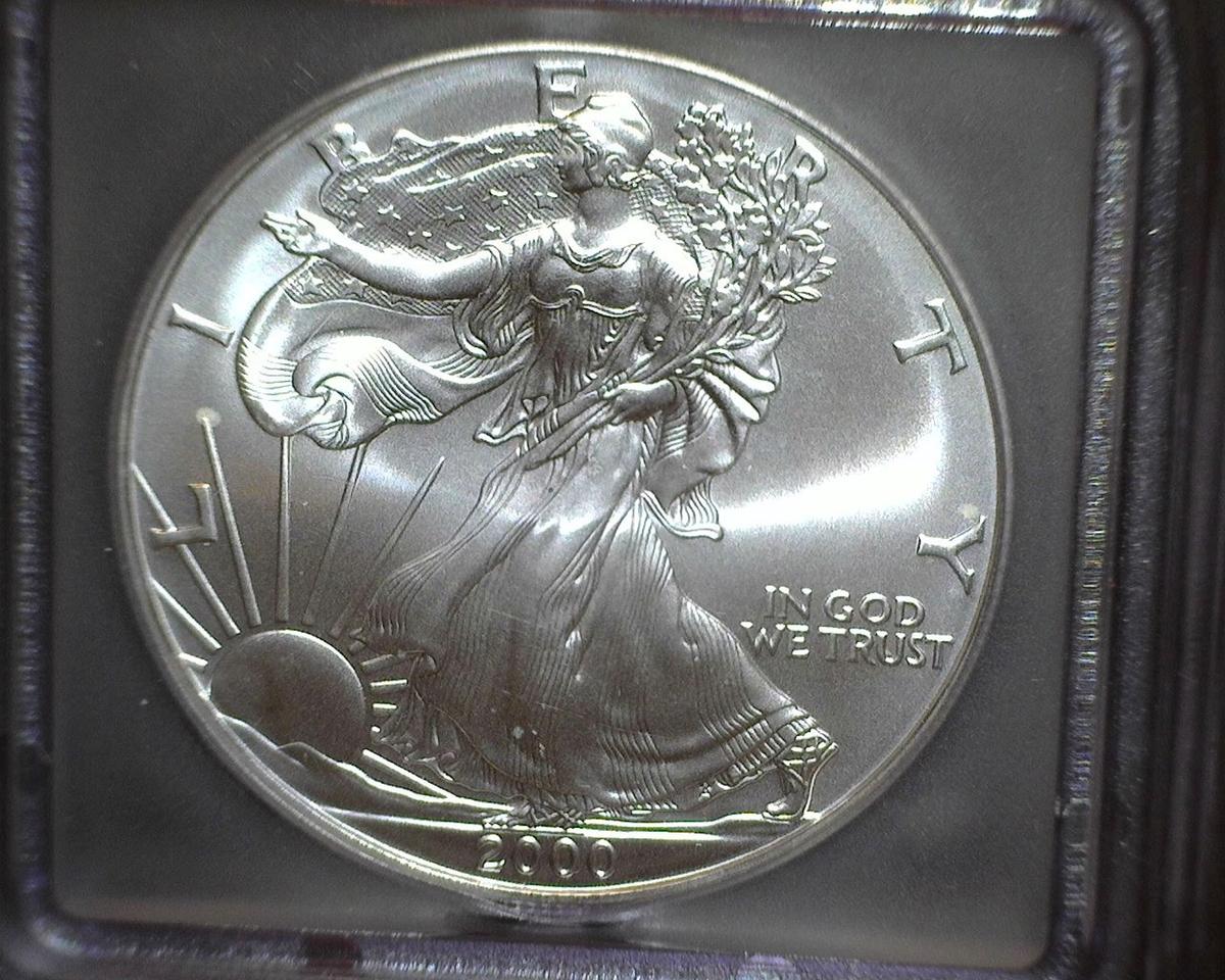 2000 1 oz. American Silver Eagle MS 69 ICG