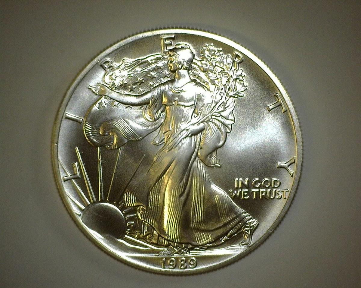 1989 1 oz. American Silver Eagle BU