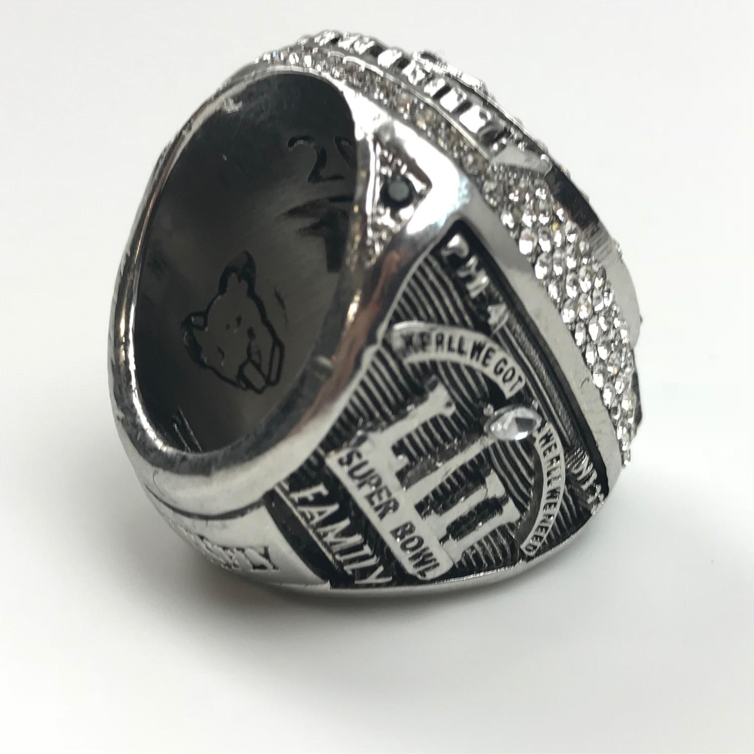 2018 Philadelphia Eagles Nick Foles Replica Super Bowl LII 52 Champions Championship Ring Size 11