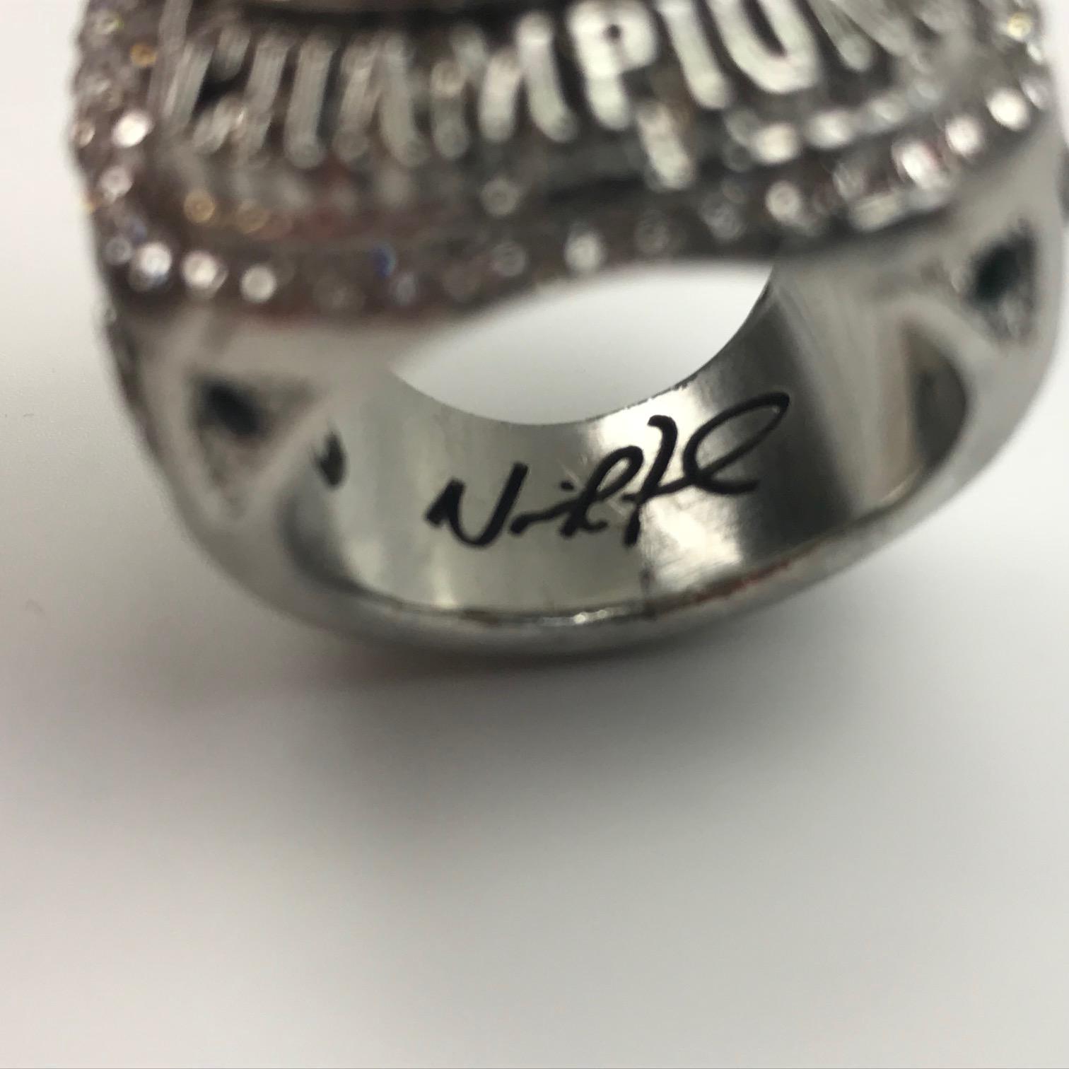 2018 Philadelphia Eagles Nick Foles Replica Super Bowl LII 52 Champions Championship Ring Size 11