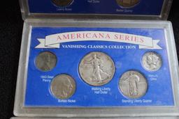 3 Unique Coin Series Sets - Americana President-Americana Vanishing Classics -Yester Year Collection