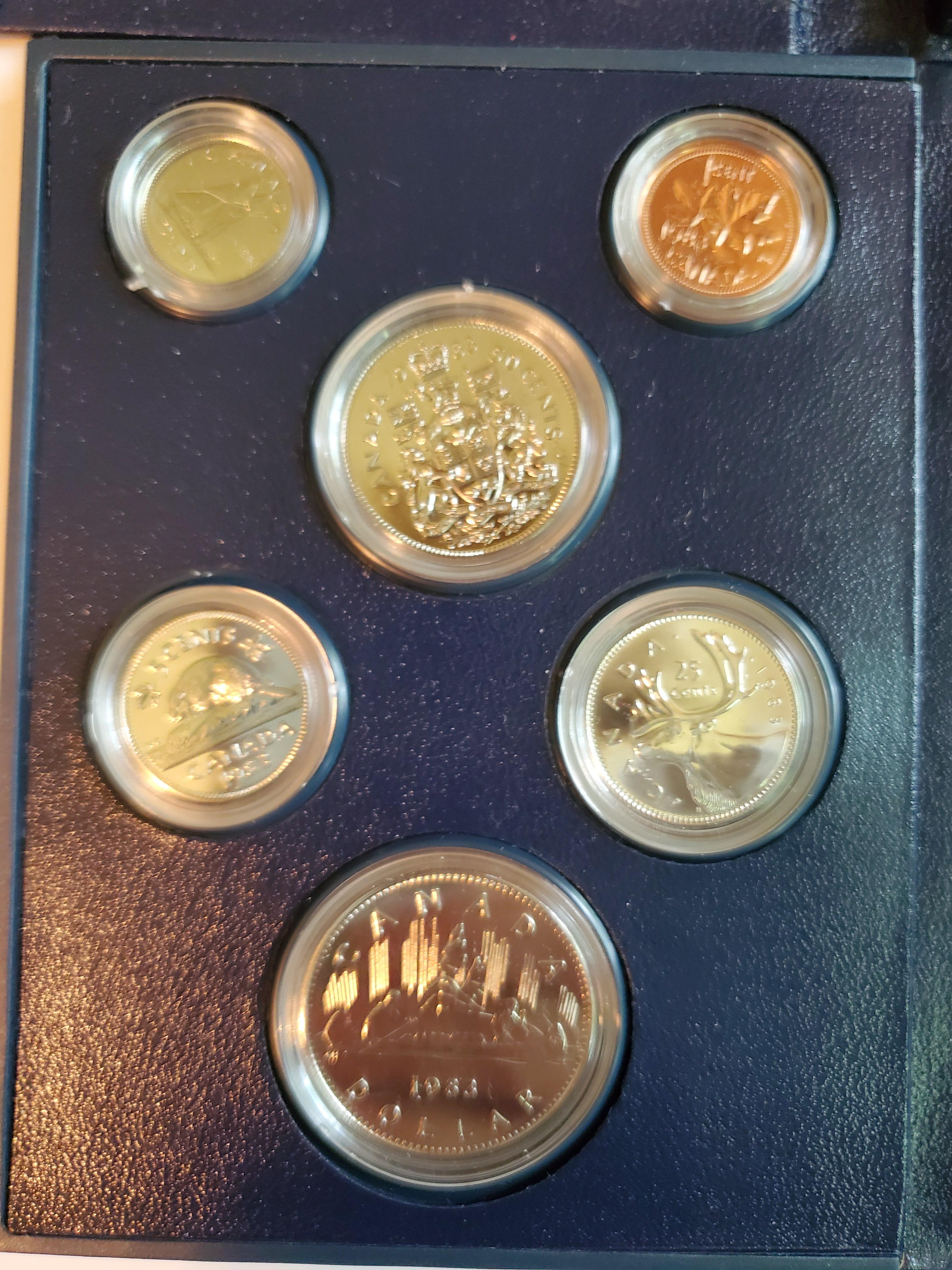 1981-1982-1983 Canada Specimen Sets Royal Canadian Mint OGP