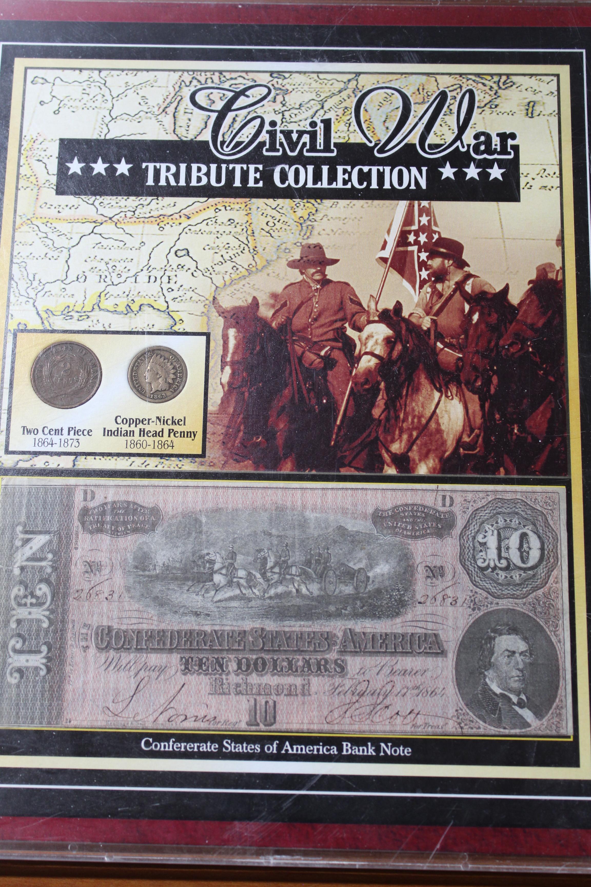 Civil War Tribute Collection in Custom Holder