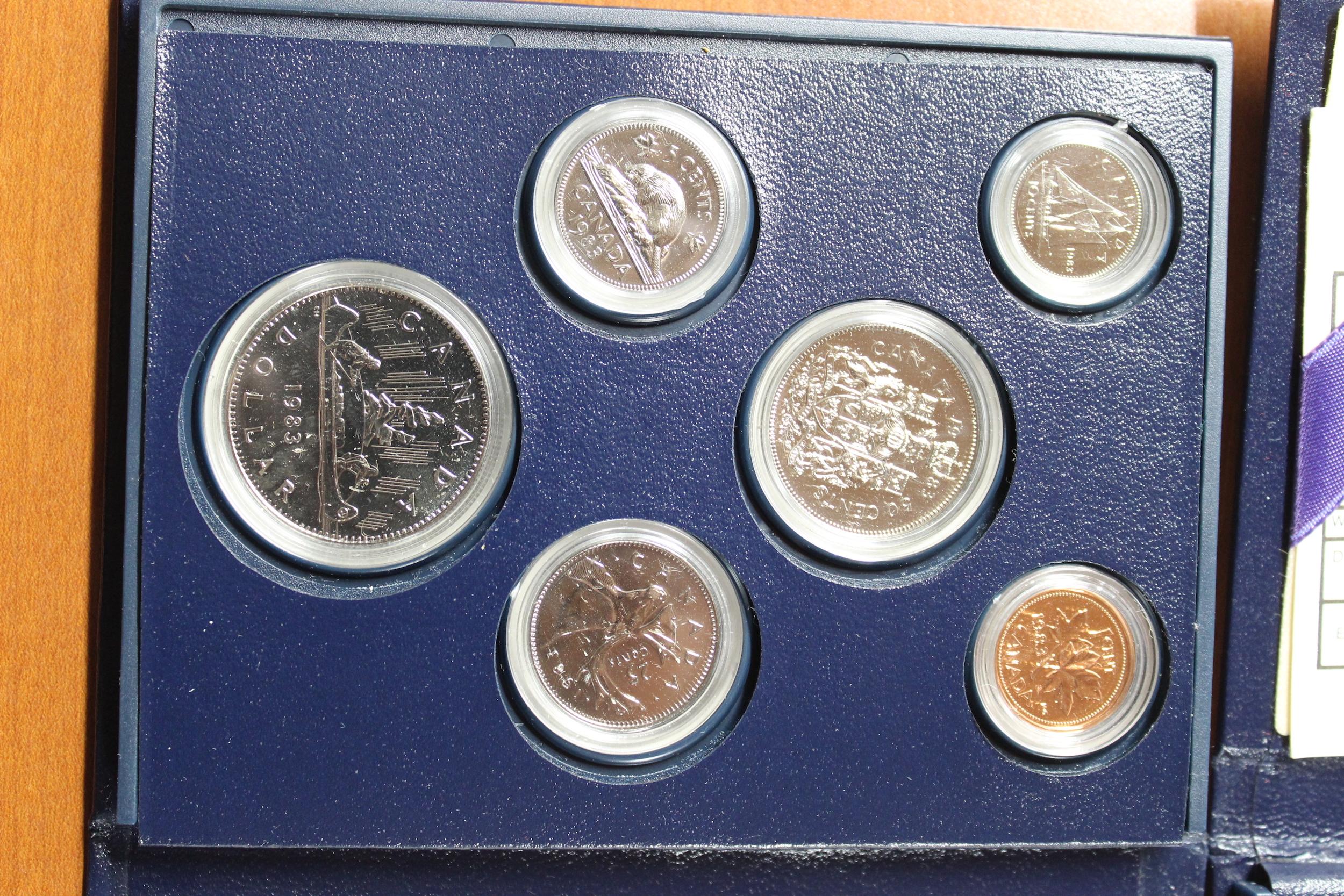 1981 & 1983 Canada Specimen Sets Royal Canadian Mint OGP