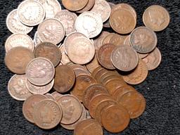 100 Cull Indian Head Cents