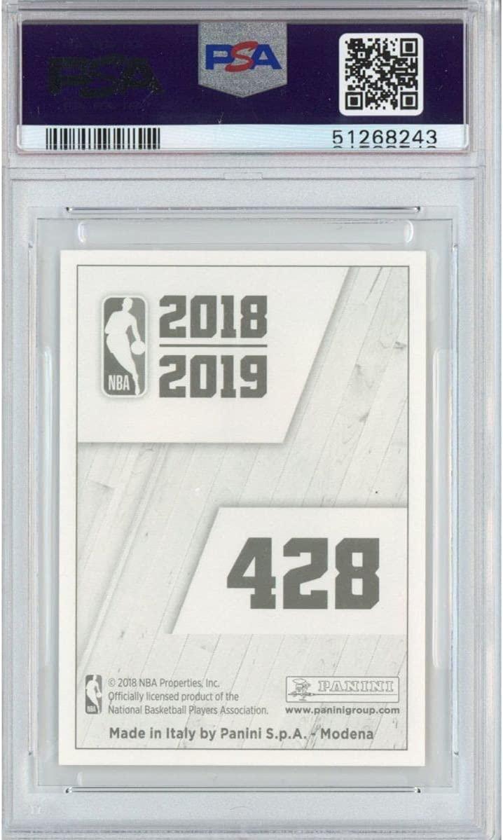 Graded 2018-19 Panini Stickers Luka Doncic #428 European Italy Rookie RC Card PSA 10 Gem Mint