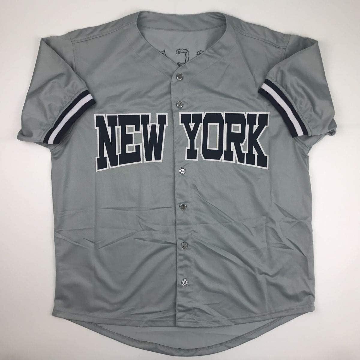 Autographed/Signed Goose Gossage New York Grey Baseball Jersey JSA COA