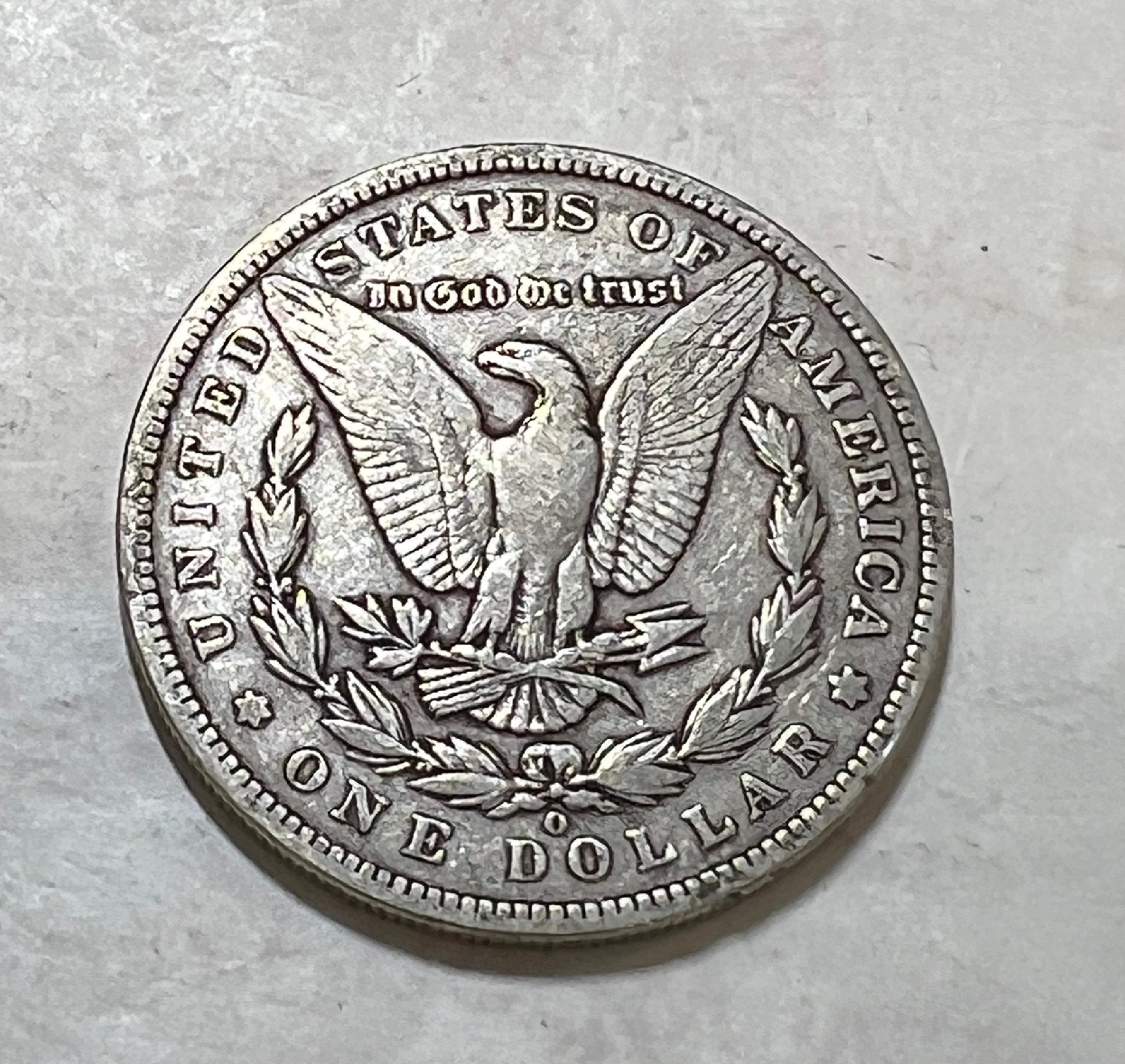 1896 O Morgan Dollar