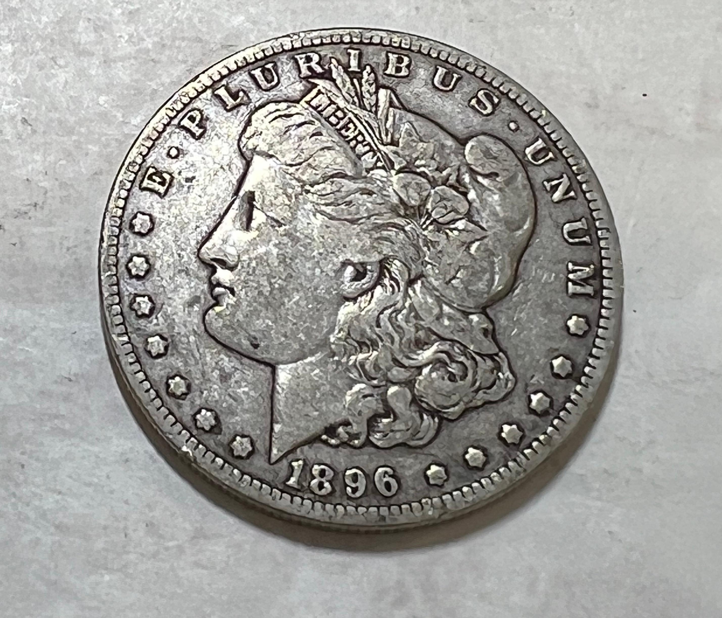 1896 O Morgan Dollar