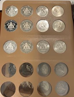 Complete Book of 32 Kennedy Halves 2012-2019 Silver-Proof-BU