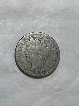 1886 Liberty Head V Nickel