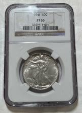 1941 Walking Liberty Half Dollar PF 66 NGC