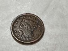 1847 Large Cent