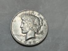 1923 D Peace Dollar