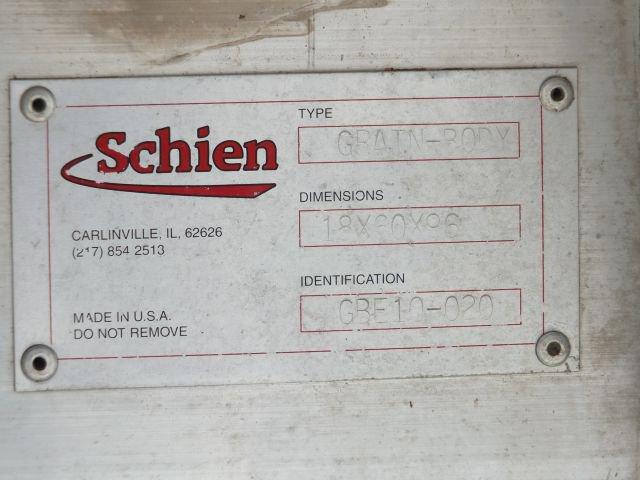 2000 Peterbilt with Schien 18' Aluminum Grain Dump Bin - VIN: 1NPGL09X2YD504181 - Odometer Reads: 3,
