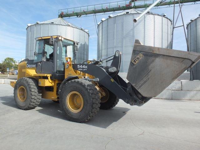 2011 John Deere 544K Highlift Articulating Loader with Cab, SN: 1DW544KHBD639956 - 2,054 Hours with