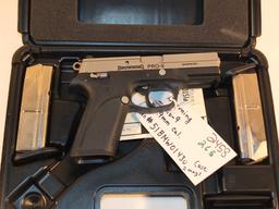 BROWNING PRO-9 9MM WITH BOX AND 2 MAGS  S/N 51BMW01430, TAG# 2458