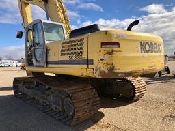 2007 KOBELCO SK330LC EXCAVATOR, S/N:YC07U1489, 6,485 HOURS