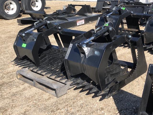 SKID STEER ROCK & BRUSH GRAPPLE - NEW