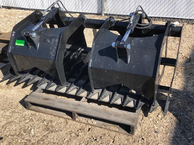 SKID STEER ROCK & BRUSH GRAPPLE - NEW