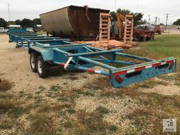 ShopMade T/A Bumper Pull Pipe Trailer [Yard 2: Snyder, TX]