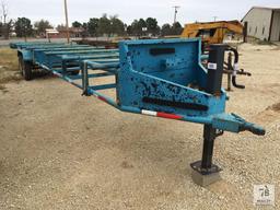 ShopMade T/A Bumper Pull Pipe Trailer [Yard 2: Snyder, TX]