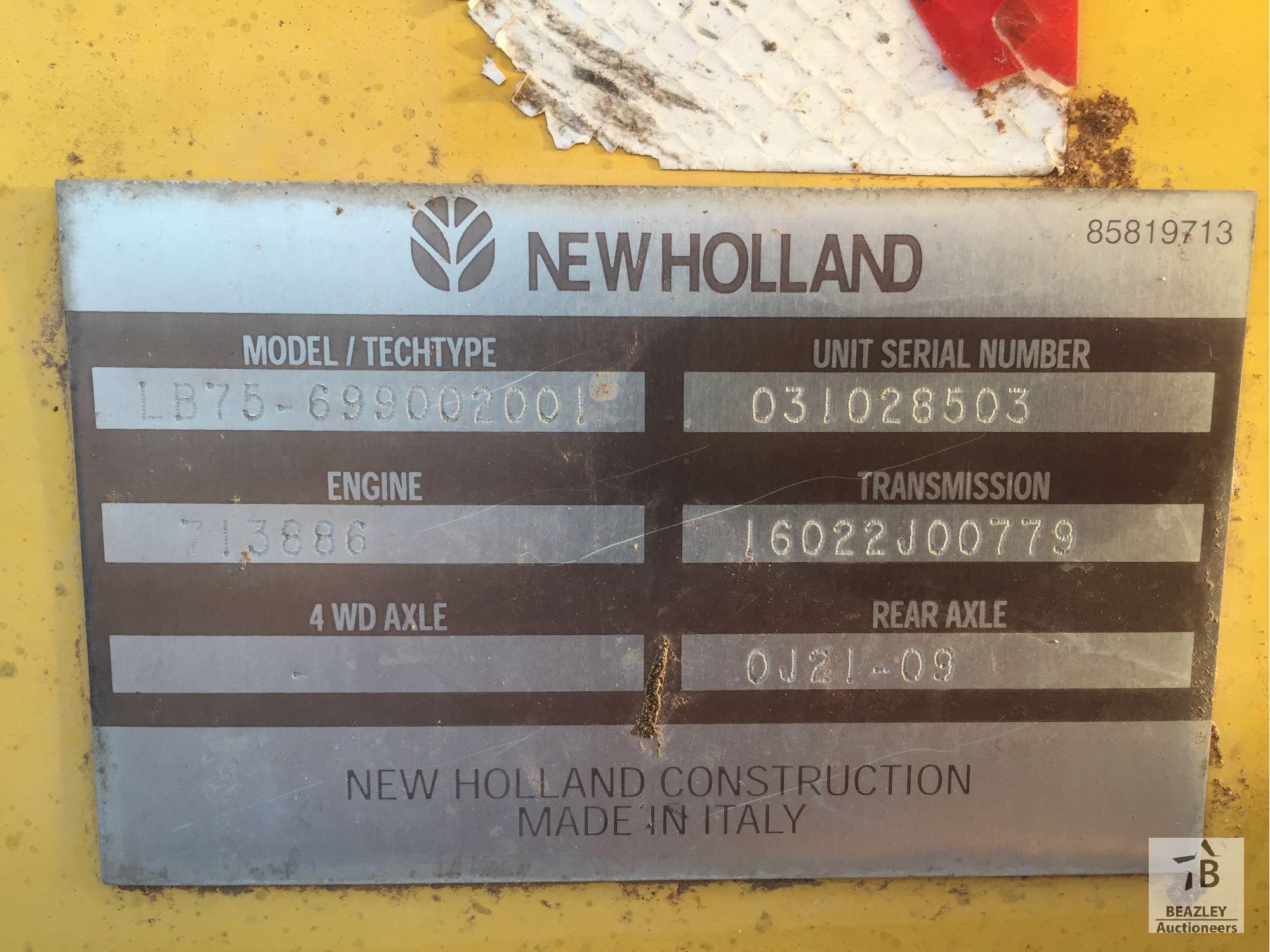 New Holland LB75 Loader Backhoe [Yard 3: Midland, TX]