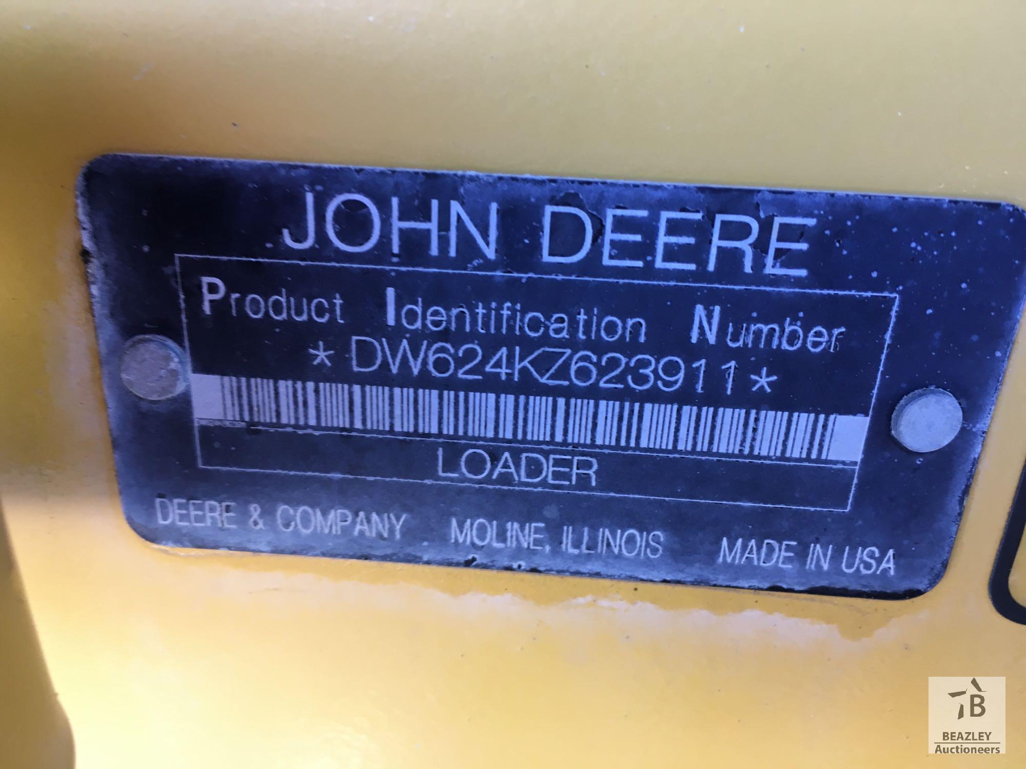 2009 John Deere 624K Wheel Loader