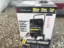 Unused 200 AMP Roll Around Battery Charger