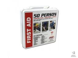 Unused 50 Person First Aid Kit - c/w Plastic Case