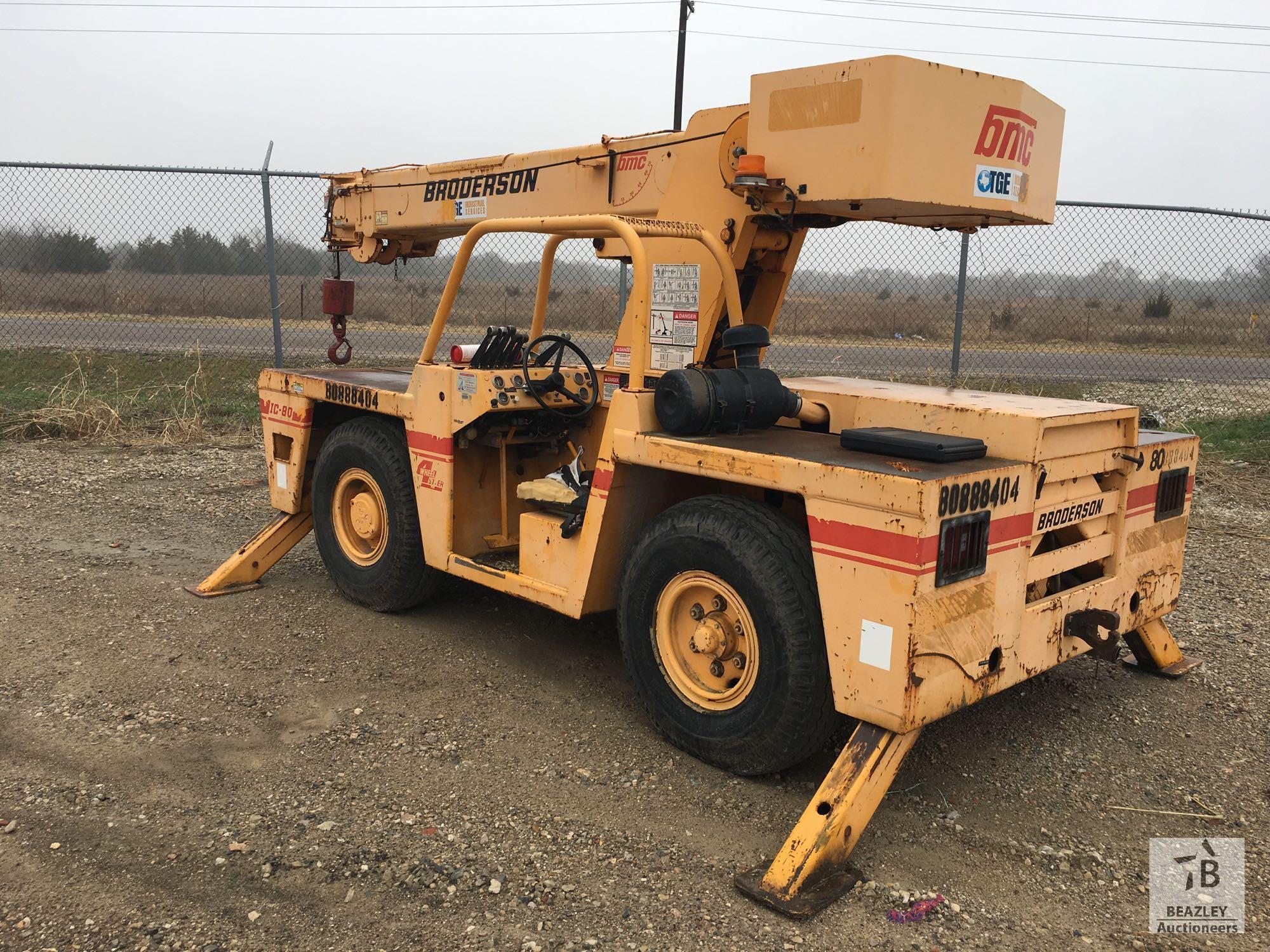 Broderson IC80 8.5 Ton Carry Deck Crane