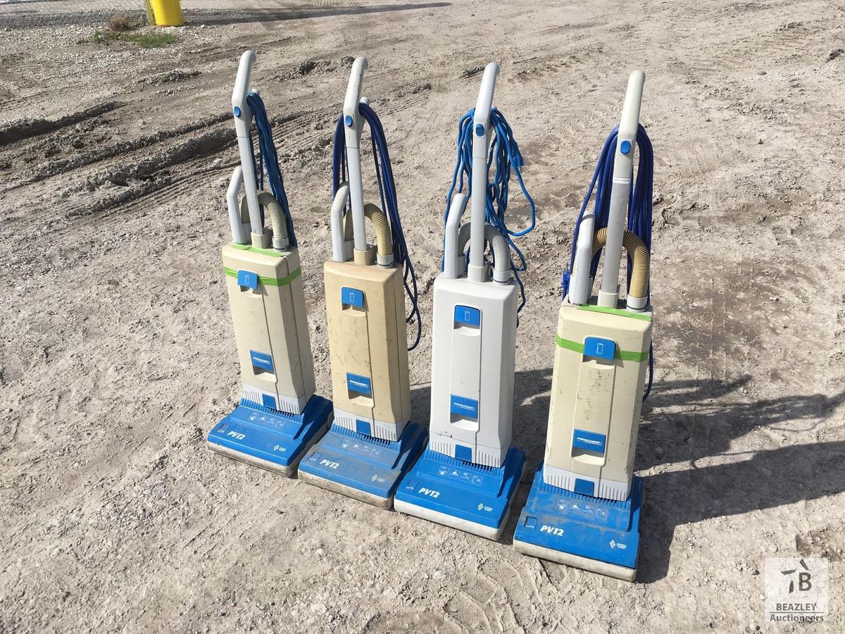 Lot of (4) Windsor Prochem Vacuum Cleaners