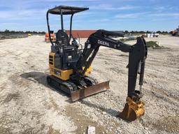 2016 John Deere 17G Mini Excavator